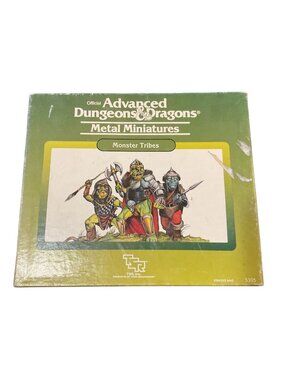 Official Advanced Dungeons & Dragons Metal Miniatures Monster Tribes Set TSR Inc